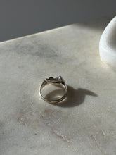 Load image into Gallery viewer, Bamboo Bypass Sterling Silver Ring Size 6
