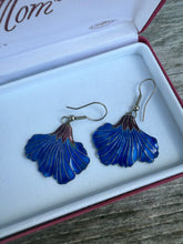 Load image into Gallery viewer, Enamel Flower Sterling Silver Earrings
