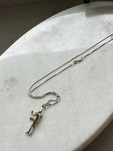 Load image into Gallery viewer, Pinocchio Marionette Puppet Sterling Silver Necklace 18”
