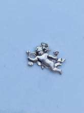 Load image into Gallery viewer, Cherub Angel Vintage Sterling Silver Pendant
