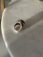 Load image into Gallery viewer, Vintage Sunstone Sterling Silver Ring Size 7.5
