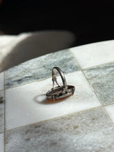 Load image into Gallery viewer, Antique Sterling Silver Cameo Shell Ring Size 5
