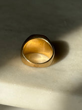 Load image into Gallery viewer, Solid 14k Yellow Gold Carnelian Signet Ring Size 5.75
