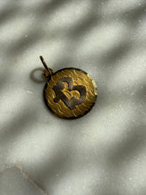 Load image into Gallery viewer, Vintage 18k Yellow Gold Number ‘13’ Disc Pendant
