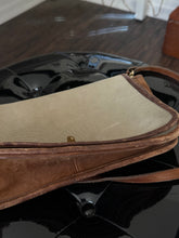 Load image into Gallery viewer, Vintage Coach Twill &amp; Leather Crossbody Purse
