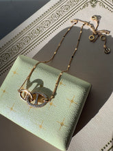 Load image into Gallery viewer, Gold Vermeil Interlocking Mariner Link Necklace
