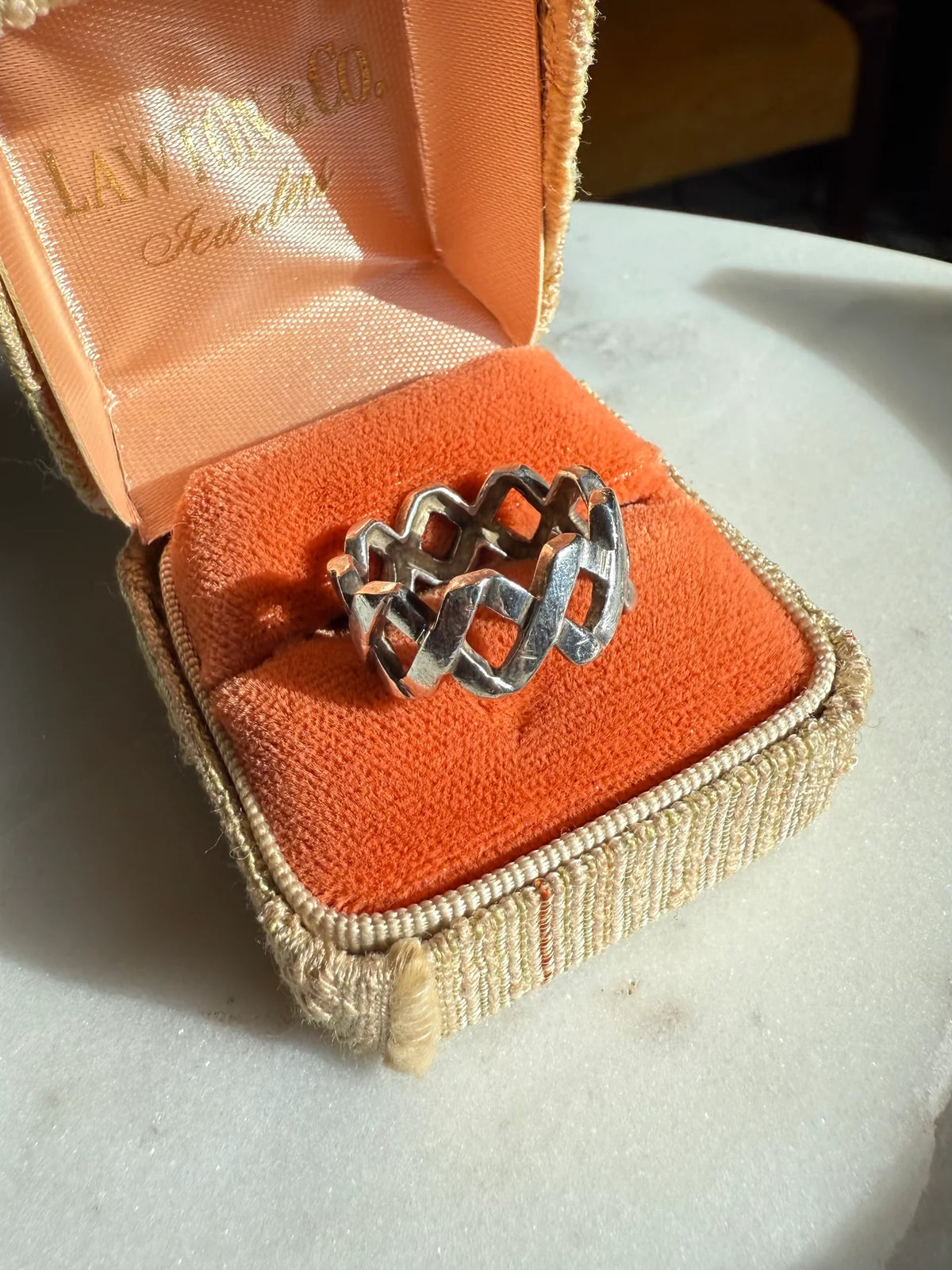 Vintage Sterling Silver Ring Size 6.25