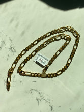 Load image into Gallery viewer, Figaro Link Gold Vermeil Necklace
