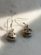 Load image into Gallery viewer, Pumpkin Earrings Sterling Silver
