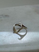 Load image into Gallery viewer, Vintage Sterling Wave Ring Size 7.25
