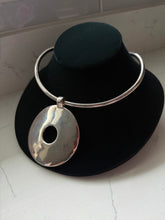 Load image into Gallery viewer, Simon Sebbag Sterling Silver Modernist Choker Necklace
