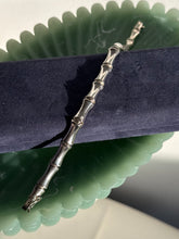 Load image into Gallery viewer, Bamboo Link Sterling Silver Bracelet 7.25”
