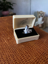 Load image into Gallery viewer, Abstract Modernist Sterling Silver Ring

