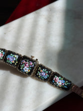 Load image into Gallery viewer, Vintage USSR Floral Enamel Peekaboo Watch
