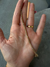 Load image into Gallery viewer, Natural Diamond 14k Yellow Gold Tennis Bracelet 6.75”
