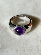 Load image into Gallery viewer, Amethyst Sterling Silver Ring Size 9
