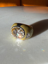 Load image into Gallery viewer, Pastel Yellow Enamel Sterling Silver Ring Size 8.5
