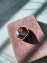 Load image into Gallery viewer, Vintage Sterling Silver Classic Dome Ring Size 6.75
