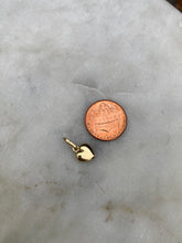 Load image into Gallery viewer, Mini Heart Vintage 14k Gold Charm
