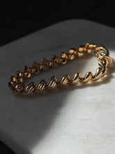 Load image into Gallery viewer, Italian Gold Vermeil San Marco Link Bracelet 7.5”
