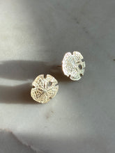 Load image into Gallery viewer, Sand Dollar Sterling Silver Earrings

