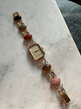 Load image into Gallery viewer, Vintage Gold Plated Scarab Beetle Watch 5.5”
