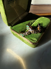 Load image into Gallery viewer, Ruby Emerald Blue Sapphire Gold Vermeil Half Hoops
