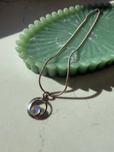 Load image into Gallery viewer, Moonstone Sterling Silver Snake Chain 16”
