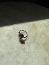 Load image into Gallery viewer, Antique Amethyst Marcasite Ring Size 7.25
