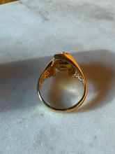 Load image into Gallery viewer, Iridescent Gold Vermeil Ring Size 10.5
