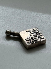 Load image into Gallery viewer, Floral Perfume Bottle Sterling Silver Pendant
