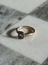 Load image into Gallery viewer, ‘D’ Diamond Initial 14k Gold Ring
