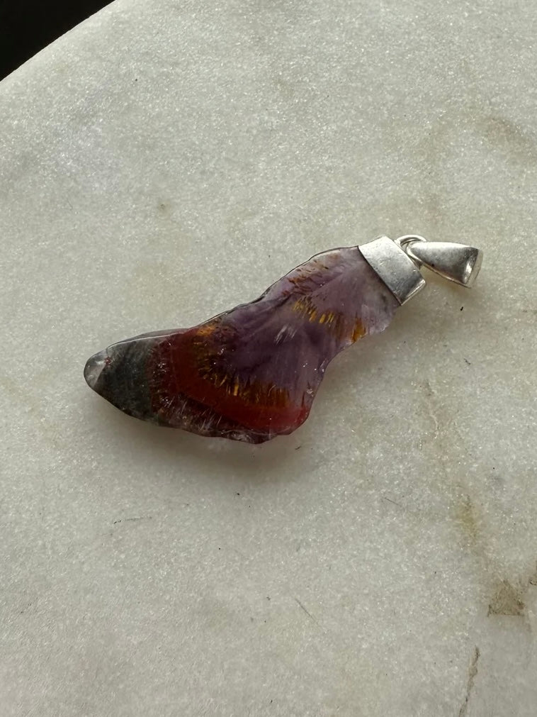 Amethyst Sterling Silver Pendant