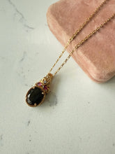 Load image into Gallery viewer, Tourmaline Gold Vermeil Necklace 18”
