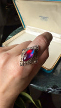 Load image into Gallery viewer, Dragons Breath Sterling Silver Ring Size 7.5
