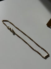 Load image into Gallery viewer, Vintage 1/20 12k Gold Filled Watch Chain Choker w/ Dog Clip 13.25”
