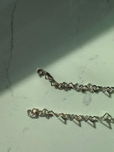 Load image into Gallery viewer, Milor Italy Heart Link Sterling Silver Necklace 16”
