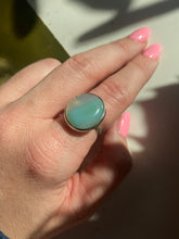 Load image into Gallery viewer, Teal Quartz Sterling Silver Ring
