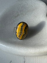 Load image into Gallery viewer, Vintage Jasper Sterling Silver Ring Size 6.75
