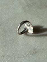 Load image into Gallery viewer, Crushed Turquoise Sterling Silver Bypass Ring Size 3
