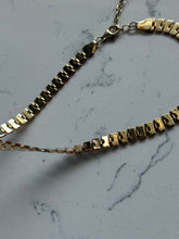Load image into Gallery viewer, Gold Vermeil Flat Link Chain
