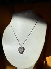 Load image into Gallery viewer, Heart Locket Sterling Silver Necklace 18”
