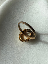 Load image into Gallery viewer, Gold Filled Ship Scrimshaw Ring Size 9
