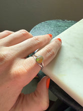 Load image into Gallery viewer, Vintage Opal Sterling Silver Ring Size 7.25
