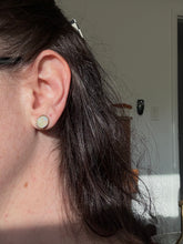 Load image into Gallery viewer, Vintage 14k Gold Opal Earrings
