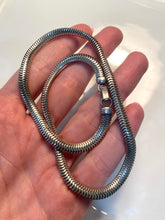 Load image into Gallery viewer, Forstner Sterling Silver Thick Snake Chain Necklace
