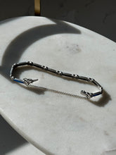 Load image into Gallery viewer, Sterling Silver Opal Inlay Bracelet 7”
