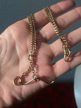Load image into Gallery viewer, Antique 1919 14k Solid Yellow Gold Watch Chain
