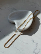 Load image into Gallery viewer, Italian Gold Vermeil Rope Chain 20”
