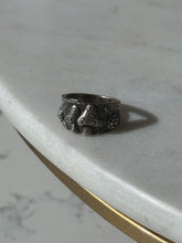 Load image into Gallery viewer, Vintage Mushroom Sterling Silver Ring Size 5.25
